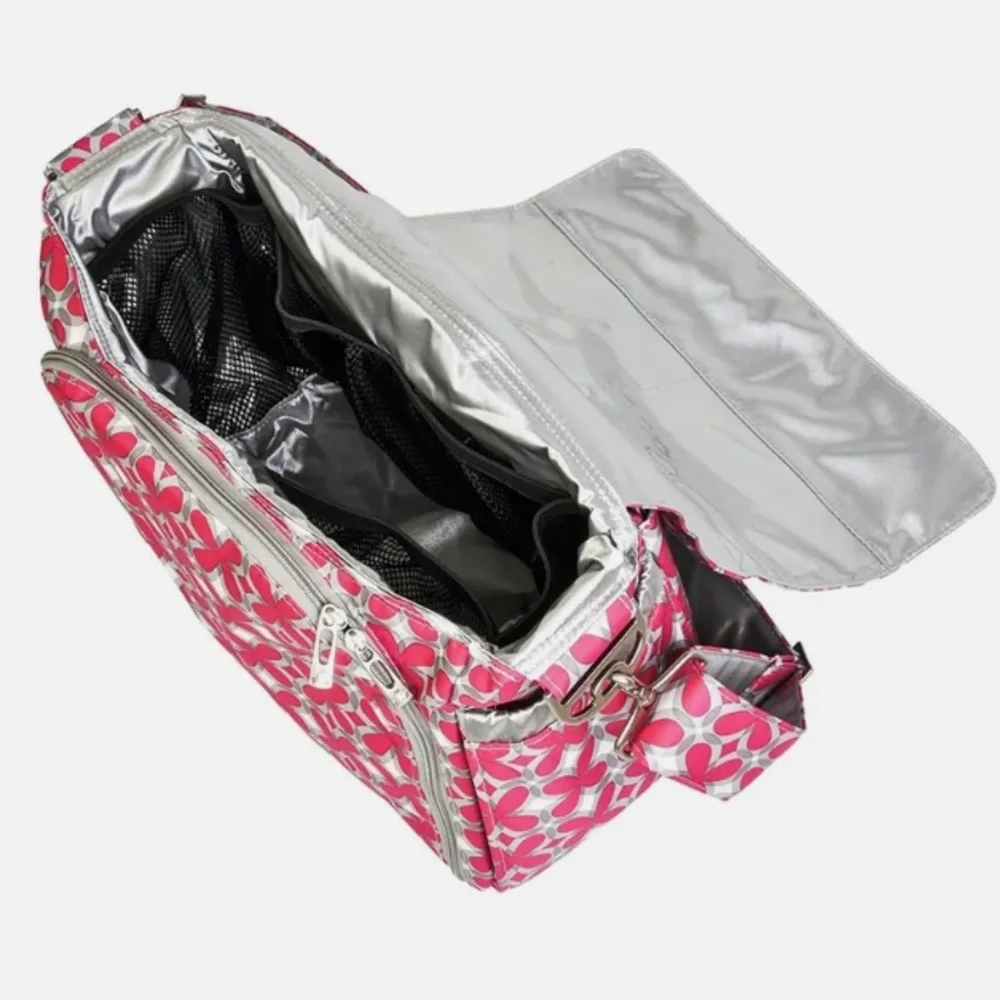 Ju-Ju-Be “better be” diaper bag - pink pinwheels